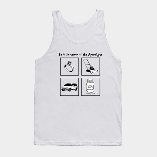 4 Horsemen of the Apocolypse Tank Top by CowTongueSalad 